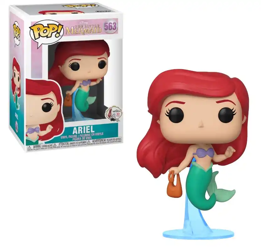 LA PETITE SIRENE ARIEL (WITH BAG), FUNKO POP! 563 - figurine vinyl 10 cm Finale Uitverkoop