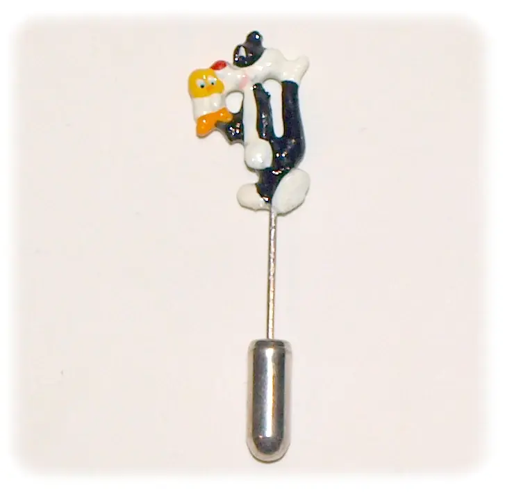 Aanbieding LOONEY TUNES TITI & GROSMINET – épinglette métal 4.5 cm