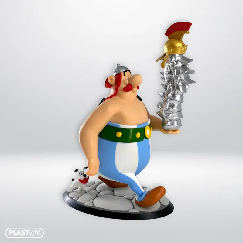 Alleen Vandaag Figurine Astérix Obélix pile de casques Plastoy 2024 (040099)
