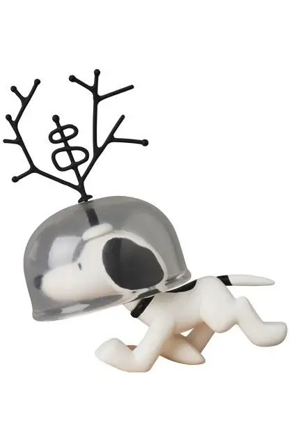 SNOOPY / PEANUTS ASTRONAUT SNOOPY « ULTRA DETAIL FIGURE, UDF 493 » – figurine plastique 8 cm Snelle Levering