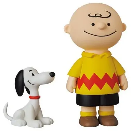Figurine Peanuts 50‘s Charlie Brown & Snoopy Medicom Ultra Detail Figure UDF série 12 618 Hoge Kwaliteit
