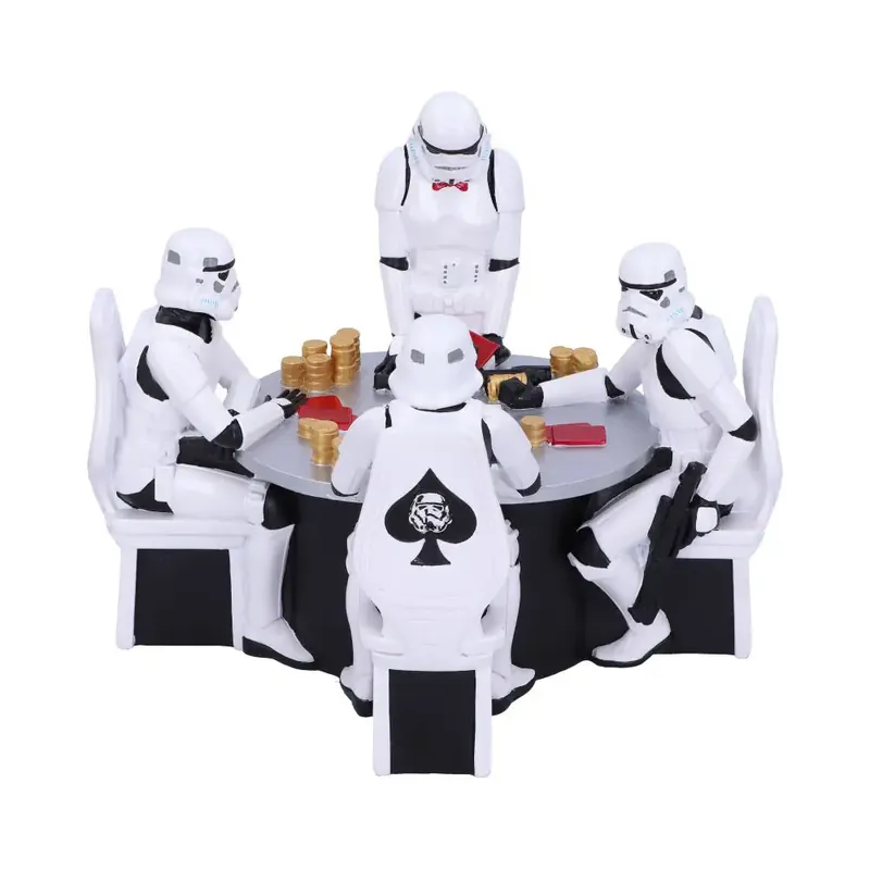 Premium Figurine Stormtroopers Poker Face Gambling