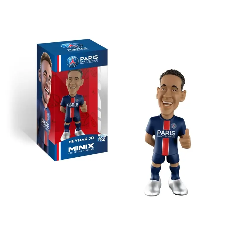 Football – Figurine Minix Football Stars PSG Neymar JR 10 12 cm Populair
