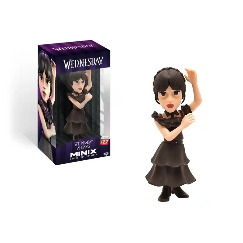 Mercredi – Figurine Minix Mercredi Addams en robe de bal (W4) Nu Kopen