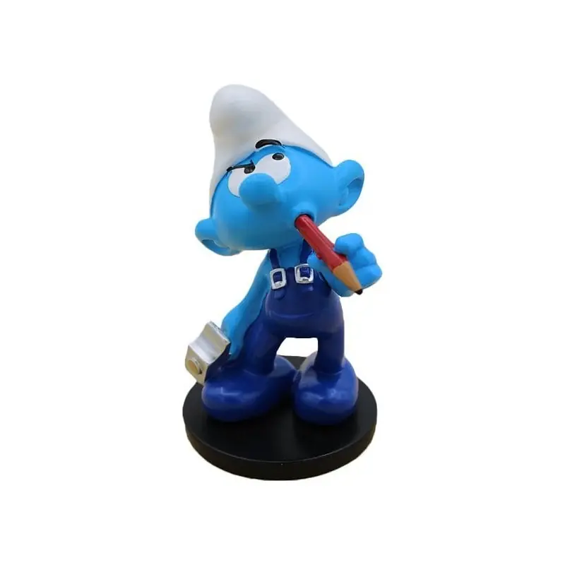 Les Schtroumpfs - Statue Schtroumpf Bricoleur 11 cm Direct Verzonden