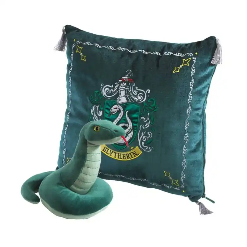 Harry Potter - Oreiller avec peluche House Mascot Slytherin Alleen Vandaag