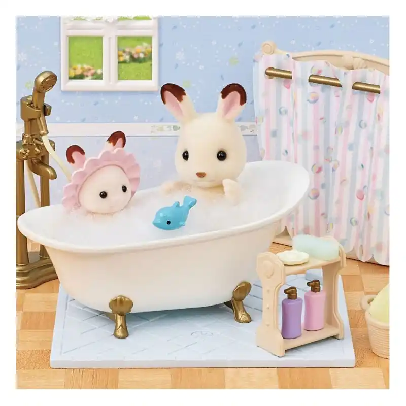 Sylvanian Families - Set Sylvanian Families baignoire et douche Gratis Retour