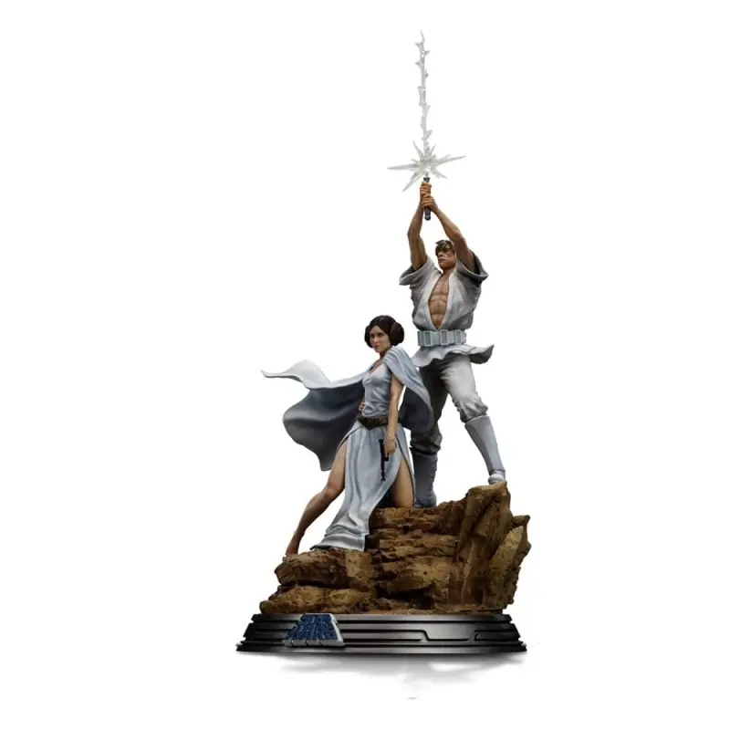 Star Wars - Statuette 1/10 Deluxe Art Scale Luke and Leia 41 cm Gecertificeerd