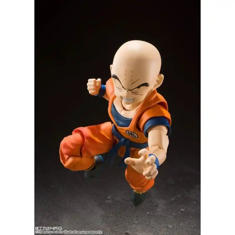 Populair Dragon Ball Z - Figurine S.H. Figuarts Krillin-Earth‘s Strongest Man 12 cm