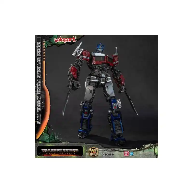 Seizoensaanbieding Transformers Rise of the Beasts - Figurine Plastic Model Kit AMK Pro Series Optimus Prime (Oversea Version) 20 cm