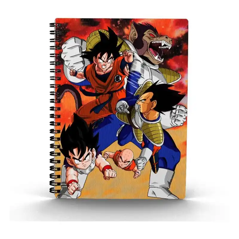 Op = Op Dragon Ball Z – Cahier effet 3D Goku vs Vegeta
