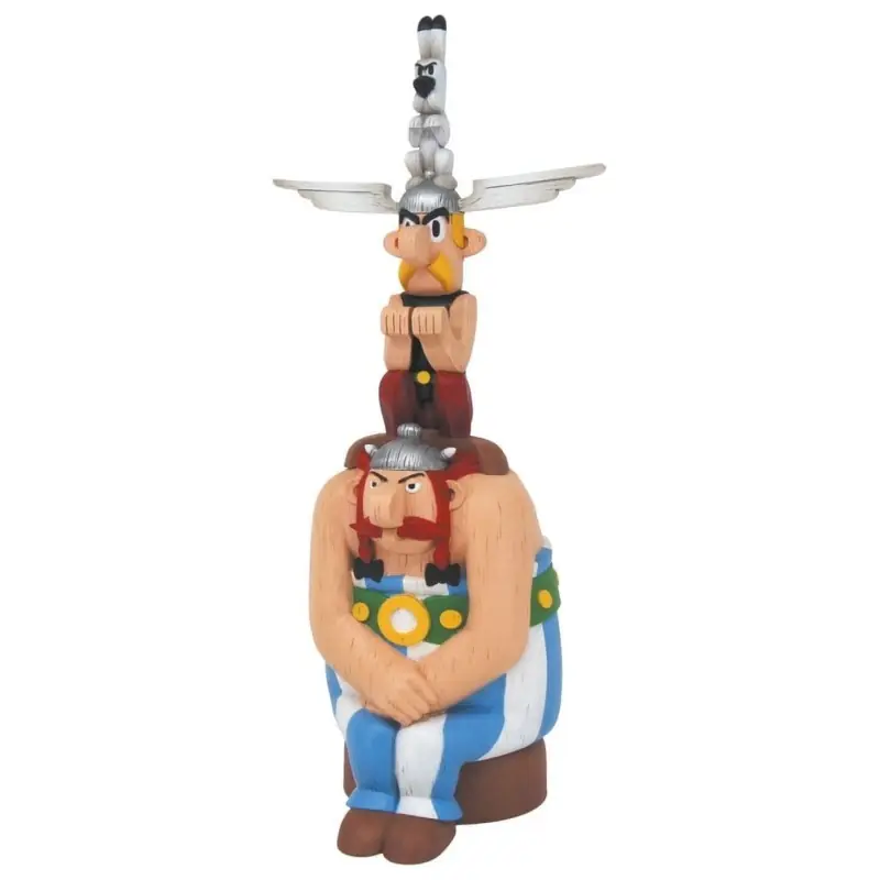 Populair Astérix - Statuette en résine Totem Astérix, Obélix & Idéfix 40 cm