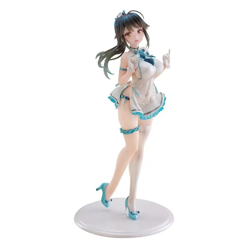 Snelle Levering Avian Romance Pink Label 5 - Statuette 1/6 Ponytail Girl Qipao 29 cm