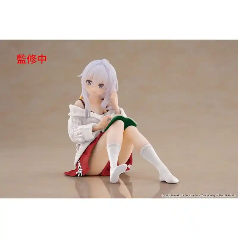 Uitverkoop Wandering Witch The Journey of Elaina - Statuette Desktop Cute Figure Elaina Casual Clothes Ver. Renewal 13 cm