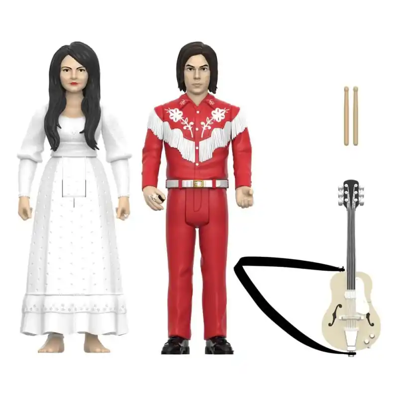 Must-Have The White Stripes - Pack 2 figurines ReAction The White Stripes (Elephant) 10 cm