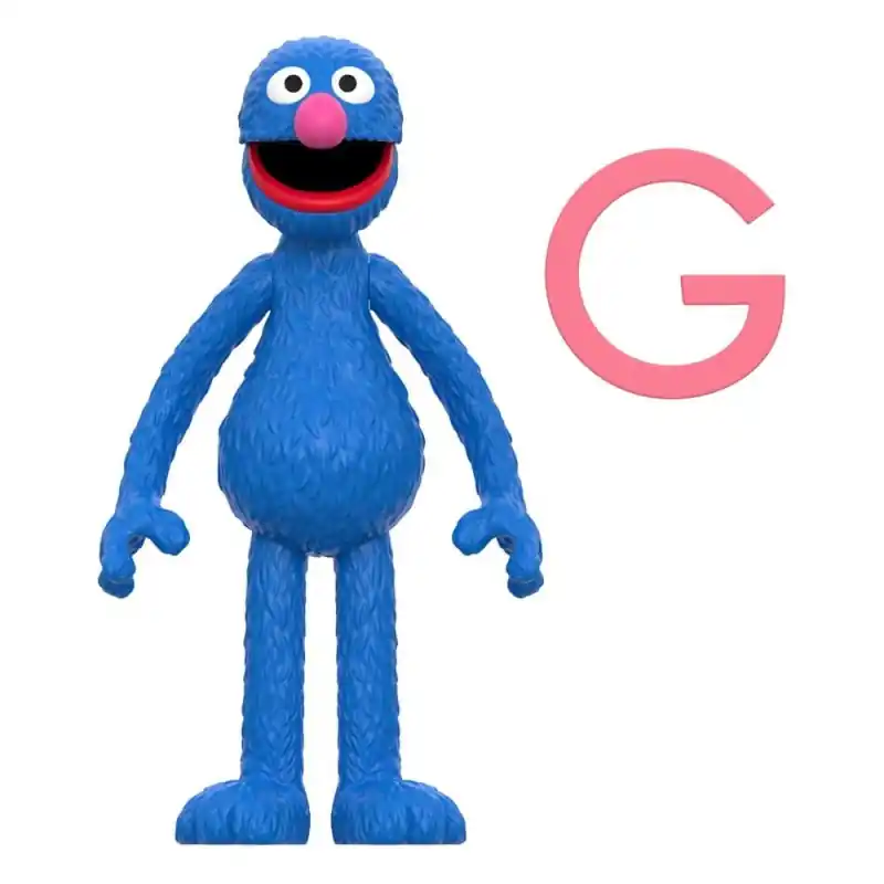Fabrieksprijs 1, Rue Sésame - Figurine ReAction Grover 10 cm