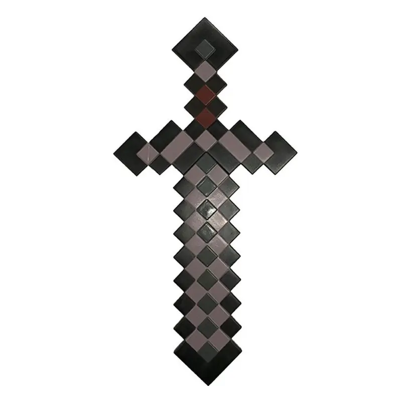 Seizoensaanbieding Minecraft – Réplique plastique Minecraft Nether Sword 51 cm
