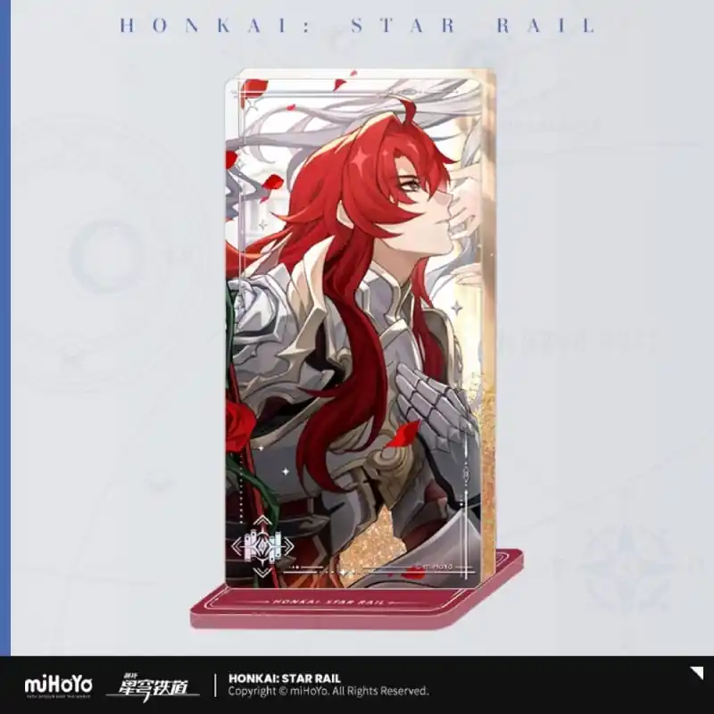 Koop Online Honkai Star Rail - Ornement en acrylique avec paillettes Argenti An Instant Before a Gaze 15 cm