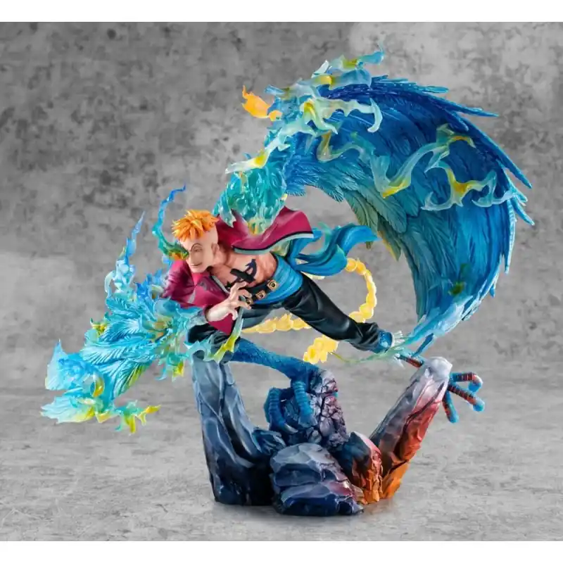 Uitverkoop One Piece - Statuette P.O.P. MAS Maximum Marco the Phoenix Leader of 1st group of Whitebeard Pirates 32 cm