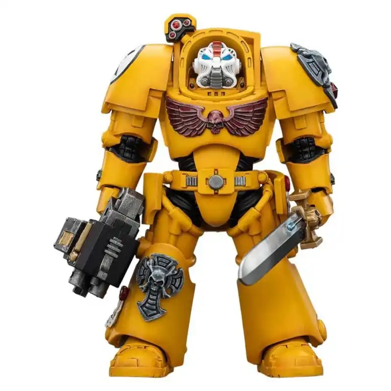Warhammer 40k - Figurine Imperial Fists Terminator 1 with Power Sword and Storm Bolter 14 cm Express Levering