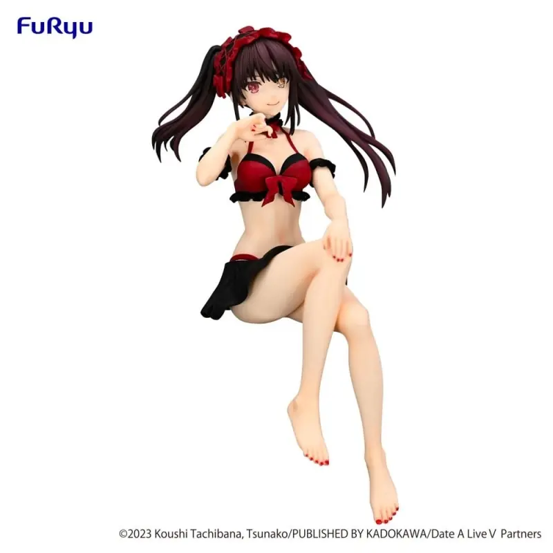Gereduceerde Prijs Date A Live - Statuette Noodle Stopper Kurumi Tokisaki Swimsuit Ver. 15 cm