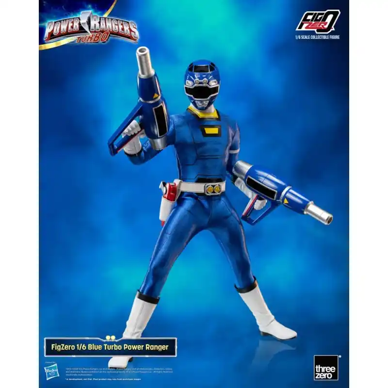 Exclusieve Aanbieding Power Rangers Turbo - Figurine FigZero 1/6 Blue Turbo Power Ranger 30 cm