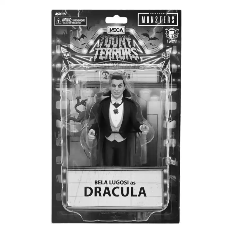 Laatste Versie JUILLET 2026 Universal Monsters – Toony Terrors – Figurine Black & White Dracula