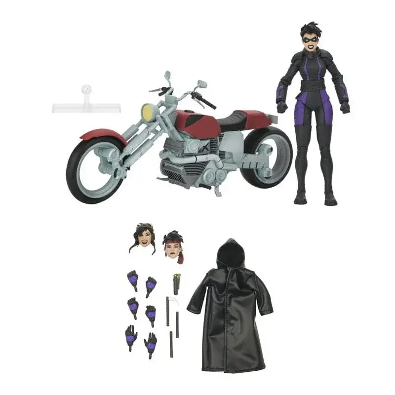 Rechtstreeks Van De Fabrikant Tortues Ninja - TMNT The Last Ronin Lost Years - Figurine Casey Marie with Last Ronin Motorcycle