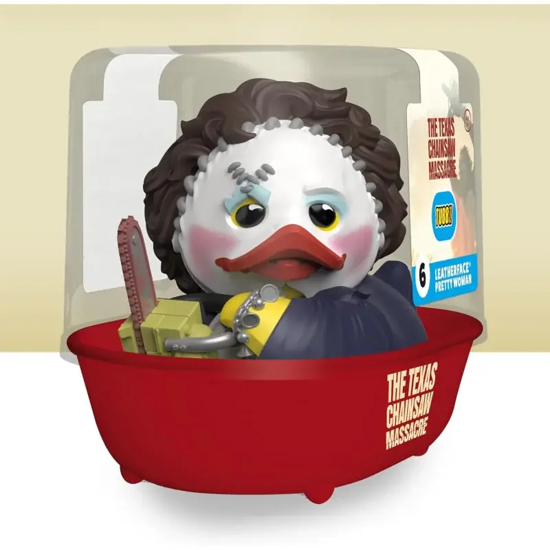 Texas Chainsaw Massacre - Figurine canard TUBBZ Leatherface Pretty Woman 10 cm 1st Edition Finale Uitverkoop