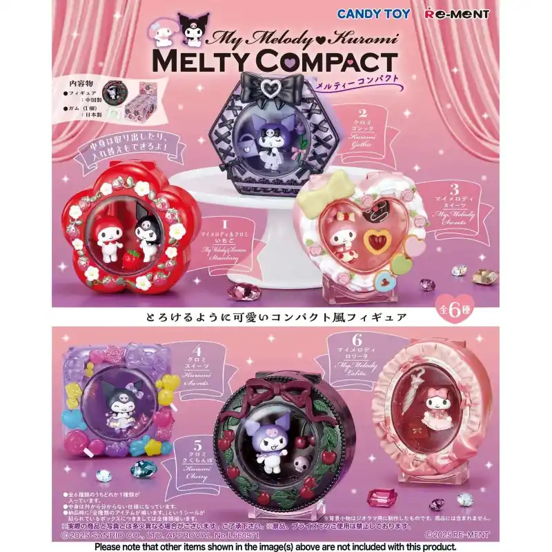 Voordeelprijs Sanrio - My Melody Kuromi Melty Compact