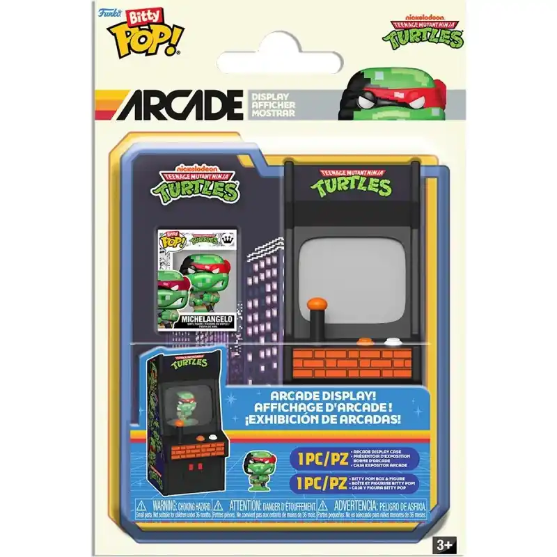Tortues Ninja - TMNT - Bitty Pop! Arcade - Michelangelo Finale Uitverkoop