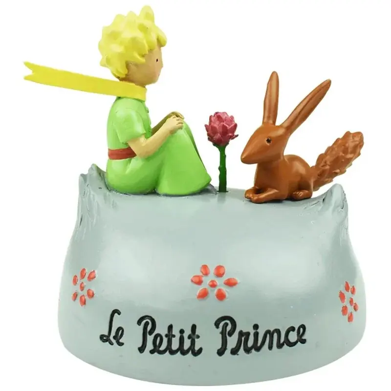 Le Petit Prince - Figurine Le Petit Prince Rose et Renard Exclusieve Aanbieding