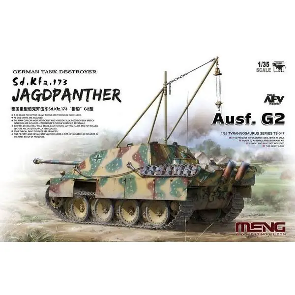German Tank Destroyer Sd.Kfz.173 Jagdpanther Ausf. G2 – 1 35e – MENG-Model – Meng Nieuw