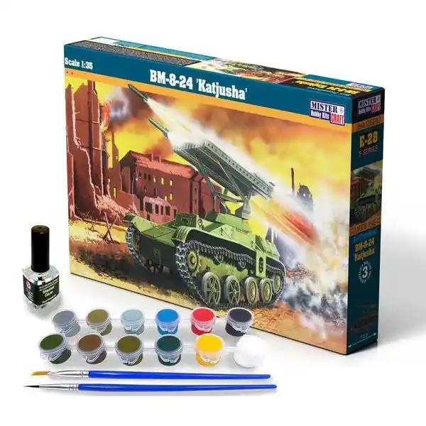 Meest Verkocht BM-8-24 KATJUSHA SUPER SET - 1 35e - Mistercraft - MisterCraft