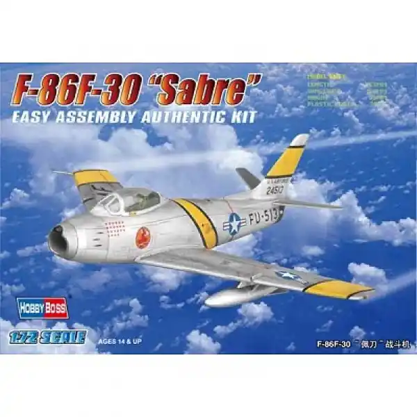 F-86F-30 ‘Sabre‘ Fighter - 1 72e - Hobby Boss - Hobby Boss Rechtstreeks Van De Fabrikant