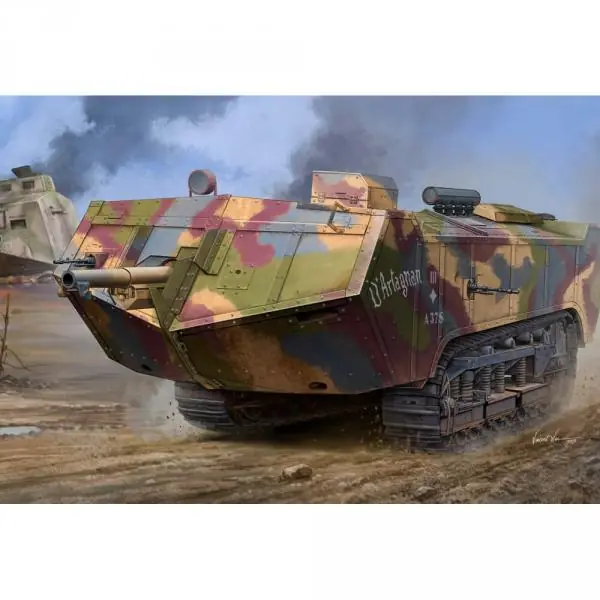 Seizoensaanbieding French Saint-Chamond Heavy Tank-Late - 1 35e - Hobby Boss - Hobby Boss