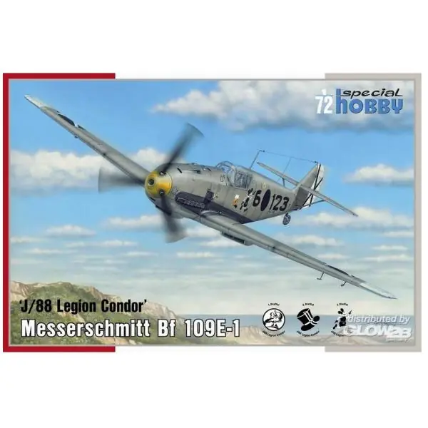 Weekendaanbieding Special Hobby Messerschmitt Bf 109E-1 J/88 Legion Condor 1 72 - Special Hobby