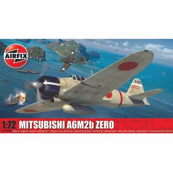 Merkproduct Maquette avion militaire Mitsubishi A6M2b Zero - Airfix