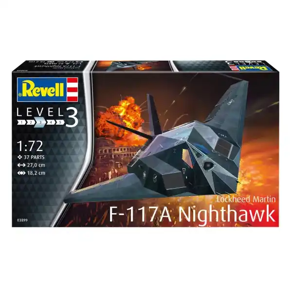 F-117A Nighthawk Stealth Fighter - 1 72e - Revell - Revell Lage Prijs