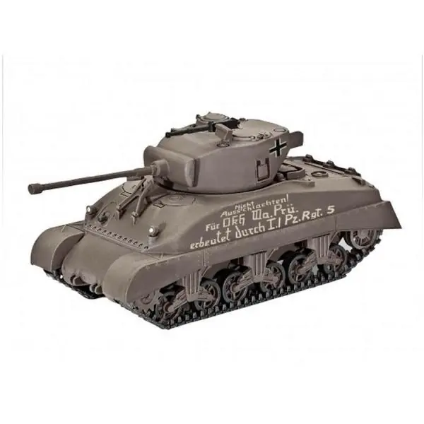Gratis Retour Revell Sherman M4A1 - 1 72e - Revell