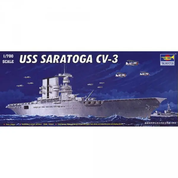 Weekendaanbieding USS Saratoga CV-3 - 1 700e - Trumpeter - Trumpeter