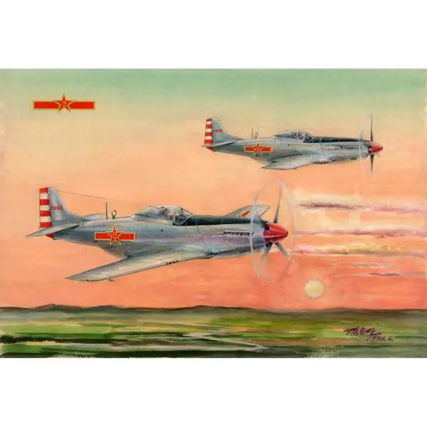 PLAAF P-51D/K Mustang Fighter - 1 48e - Hobby Boss - Hobby Boss Goedkoop