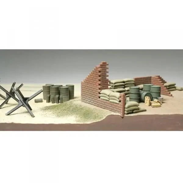 Barricade et sacs de sable – 1/48e – Tamiya – Tamiya Koop Vandaag