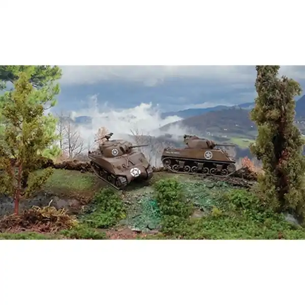 M4A3 Sherman (X2) Italeri 1/72 - Italeri Weekendaanbieding