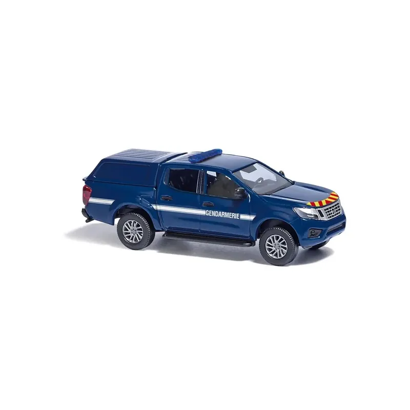 Pick-up Nissan Navara NP300 avec hardtop Gendarmerie 2015 – Busch 53736 – HO 1/87 Flitsaanbieding