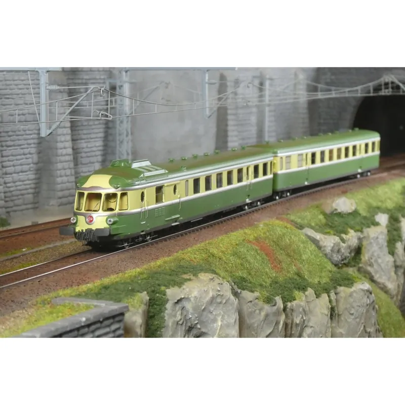 Ree Modeles MB260 Autorail RGP 1 X 2737, vert, sans cuisine, SNCF, BATIGNOLLES Actieprijs