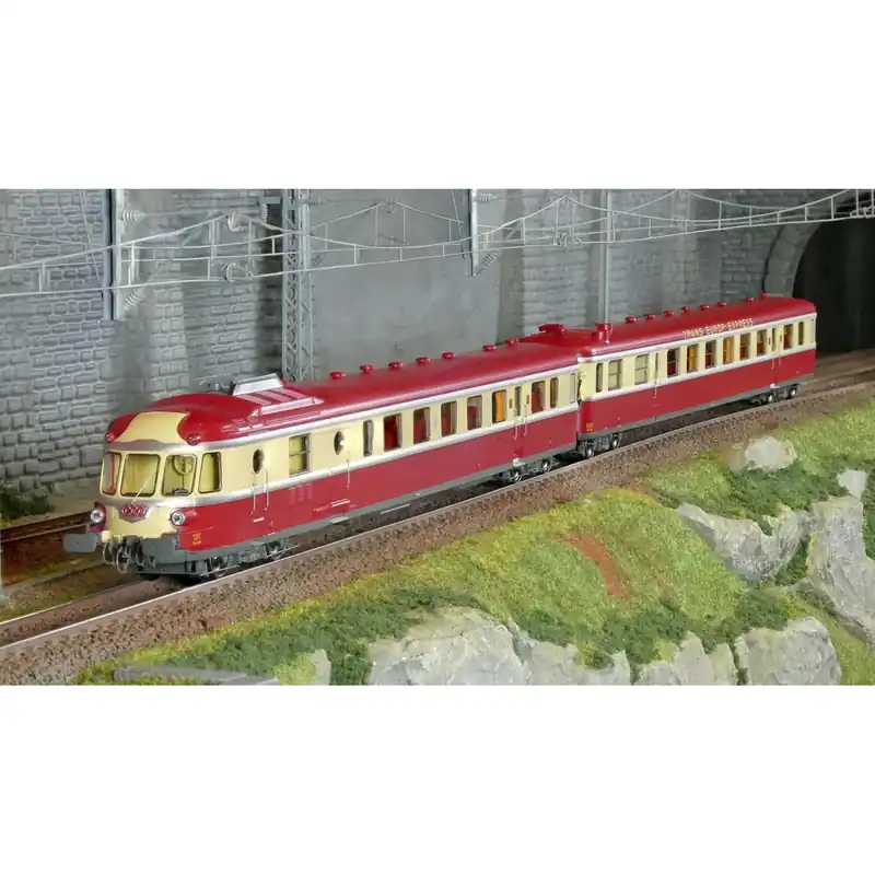 Ree Modeles MB258.S Autorail RGP 1 X 2779, rouge TEE, SNCF, LYON-VAISE, digital sonore Favoriet