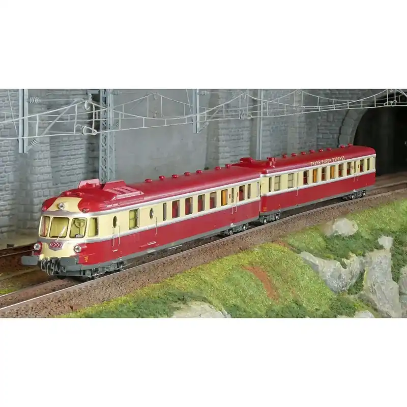 Populair Ree Modeles MB257 Autorail RGP 1 X 2774, rouge TEE, SNCF, NOISY