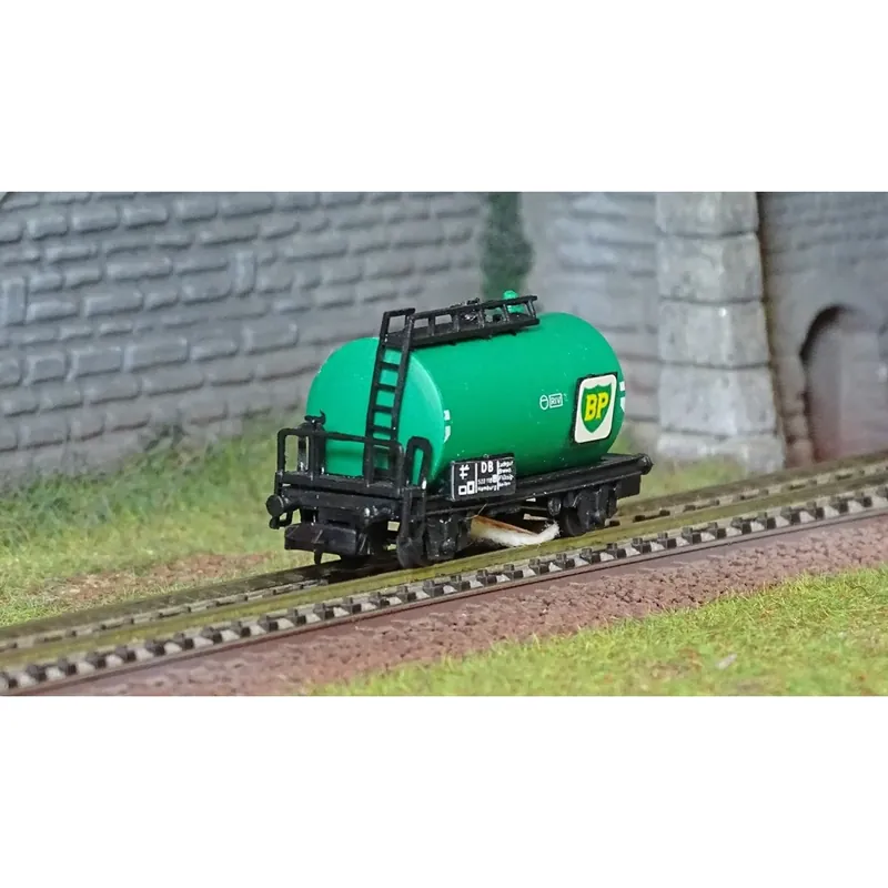 Finale Uitverkoop Herkat 1402 Wagon nettoyeur, citerne BP, DB, entretien des voies, échelle N