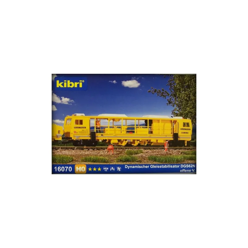Kibri 16070 Engin de montage de voies Plasser & Theurer, Dynamic stabilisateur DGS62N Finale Uitverkoop